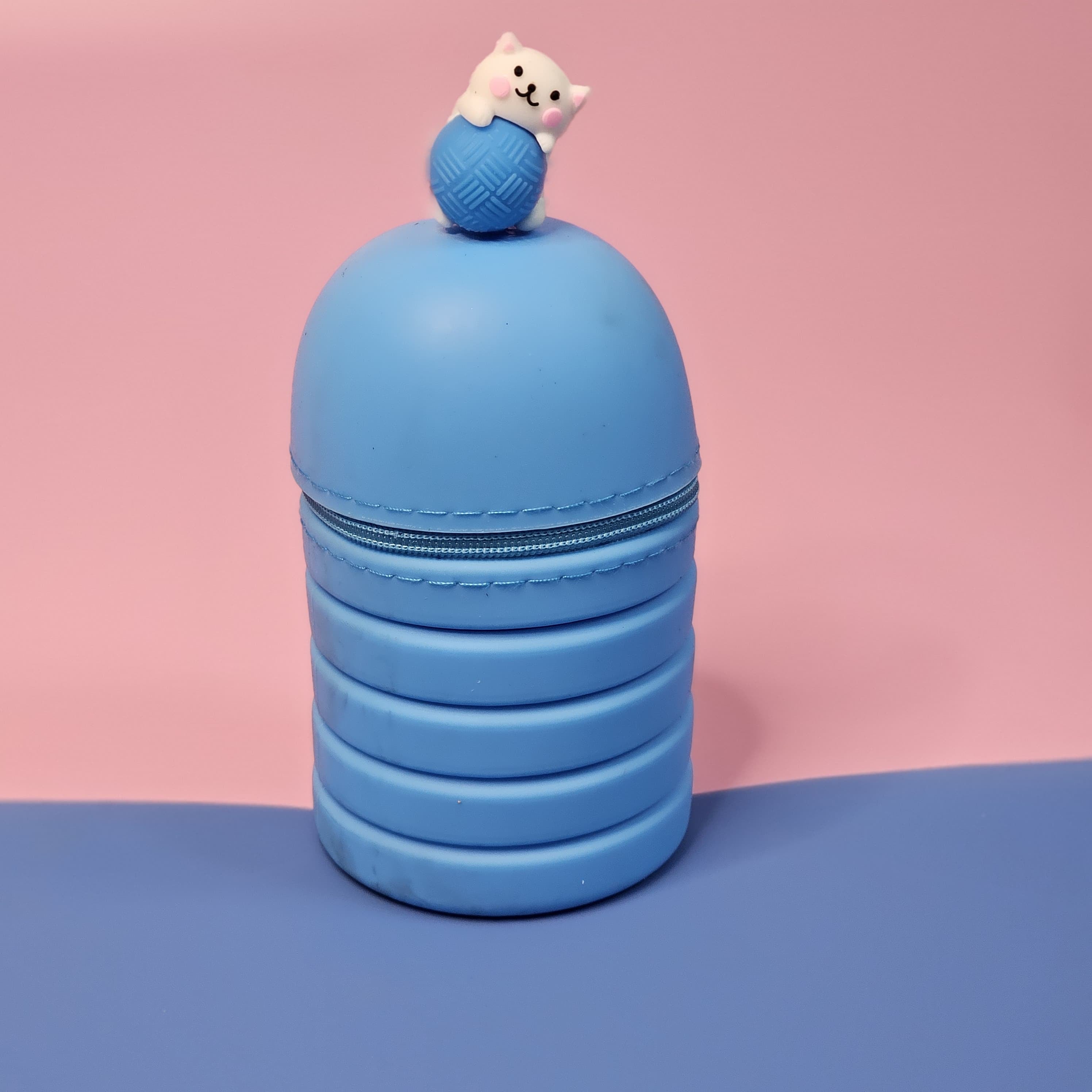Colorful silicone pencil cases for kids – soft, flexible, and fun stationery organizers with cute character designs